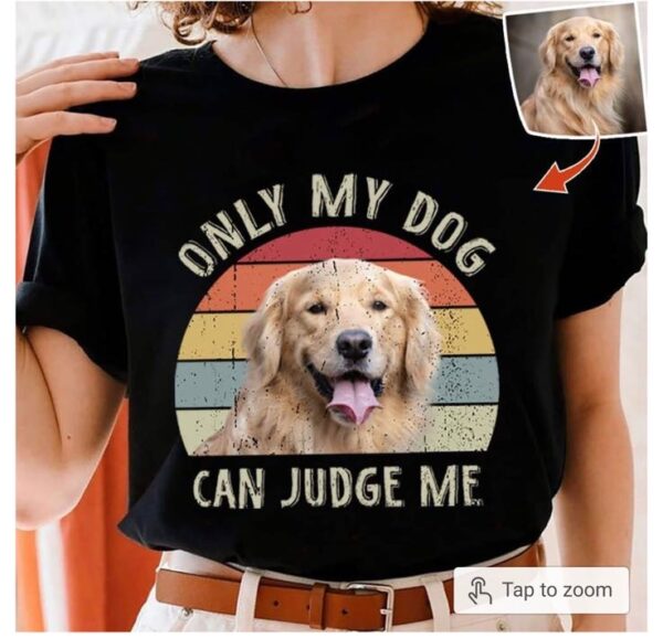 Can Judge Me Black T-Shirt - Image 2